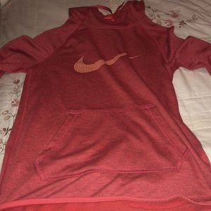 NiKE orange/red sweatshirt size xtra small
